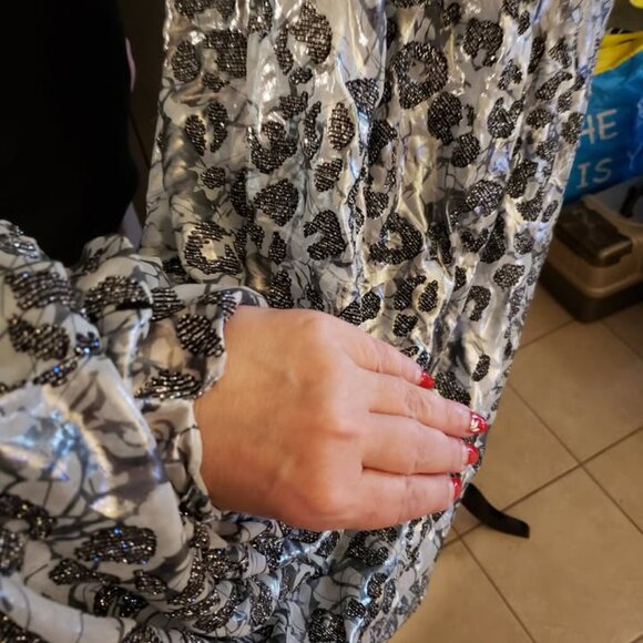 Kaftan Maxi Dress Mumu OR Use the Material to Make Your Own Dress! - Picture 9 of 9